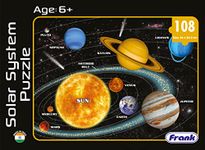 Frank Solar System Outer Space Puzzle for Age 6 Years and Above - Fun and Challenging - Educational Toys and Games for Focus, Memory, Mental Boost - 10155