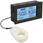 DROK DC 0-300V 200A STN LCD Display Digital Multimeter Voltage Ampere Power Energy Ammeter Voltmeter Battery Volt Amp AH Monitor Panel with Hall Sensor