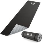 Trail Camping Mat With Comfort Contours 15mm Thick Foam Insulated Roll Pad (Grey)