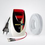 Swarn Jal® (Model : A-RI25M)Electric Water Tank Overflow Alarm, AC 220V Powered, Loud Human Voice, Brass Sensors,Shock Proof, 1 Year Complete Guarantee(Magnetically Isolated Technology) +25 Meter Wire