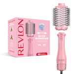 REVLON One Step™ Volumiser Glow RVDR5375 (Viral* Oval Brush for Volumised Blow Dry Results, Tourmaline Ionic Ceramic, More Shine*, Less Breakage*, Detachable Head, Travel Friendly, For All Hair Types)