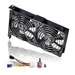 SCCCF Dual 92mm Graphic Card Fans, Graphics Card Cooler, Video Card VGA Cooler, PCI Slot Fan GPU Cooler