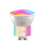 Govee Smart Bulb GU10 RGBWW, 400LM Dimmable Color Changing Light Bulbs, 64 Dynamic Scenes, WiFi Bluetooth LED Bulbs Work with Alexa, Google Assistant