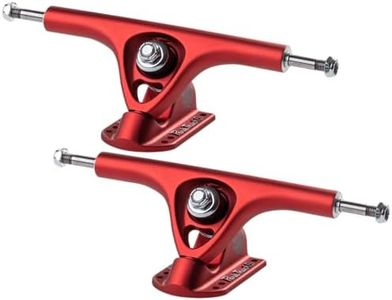 Paris Truck V3 Longboard Truck Skateboarding Trucks [Set of 2] (Scarlet Red, 180mm, 50°)
