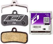 Cycle1st Bike Disc Brake Pads Compatible with/Replacement for Shimano 4 Piston XTR XT Surron SLX Deore Saint Zee Tektro TRP Quadiem-Ultimate Braking Power for Mountain Bikes/MTB 83 (Semi-Metallic)