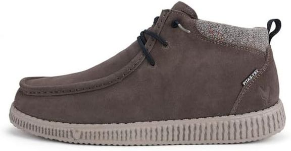 WALK IN PITAS | WP150 BOB | Botas de Hombre Casual | Botín Serraje Hombre | Bota Urbana de Caña Baja | Calzado Cómodo de Chico | Zapatillas Casual Invierno Hombre | Zapatos PITAS Hombre | Tórtola 41