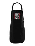 TeeStars Best Grillin' Dad Ever Funny Father's Day Gift for Dad BBQ Grilling Chef Apron One Size Black