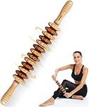 Wood Massage Roller Accessories Anti Cellulite Massager Wooden Therapy Roller Tool Massager Maderotherapy Relax Tight Muscles for Leg, Anti Cellulite, Body Sculpting, Extended Design