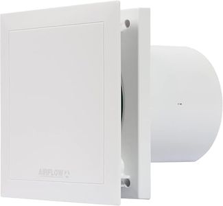 Airflow QT120T Extractor Fan 47L/s - Auto Start & Adjustable Timer – 125mm/5 Duct - German Made, QuietMark Certified 32 dB, 2-Speed Options, Energy Efficient 10/13W, 3-Year Warranty