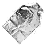 AYNEFY Heat Resistant Apron, 1000°C Heat Resistant Aluminum Foil Apron High Temperature Working Apron for Metal and Glass Manufacturing and Foundry Industry