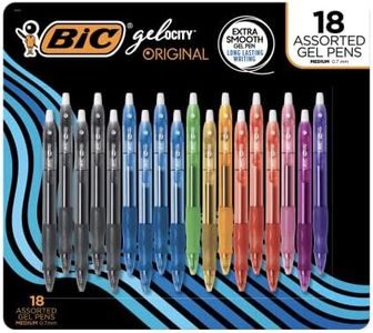 BIC Gelocity Gel Pens Retractable Medium Point 0.7mm, 18 Count