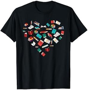 Bibliófilos Regalo Día De San Valentín Libros Corazón Leer Camiseta