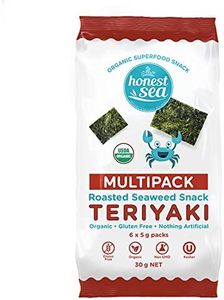 Honest Sea Teriyaki Seaweed 5 g, Pack of 6