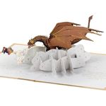 Hallmark Signature Paper Wonder Harry Potter Dragon Pop Up Card (Bravest of Them All)