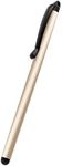 Owtec OWL-TPSE06-CG Slim Touch Pen, Lightweight, Special Silicone Rubber, iPhone/Smartphone/Tablet, with Strap, Champagne Gold