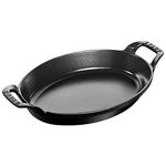 STAUB 40509-341-0 Oven dish Oval 28cm Black