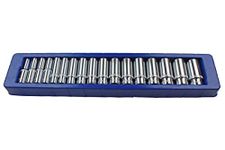 US PRO 17pc 3/8 Dr Metric Deep Socket Set 6 Point 8-24mm 3258