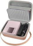 Case Compatible with Canon SELPHY CP1300/ CP1200/ CP1500 Wireless Compact Photo Printer and Color Ink/Paper Set - Organizer Storage Bag Only (Rose Gold)