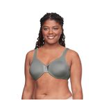 Warner's Women's Signature Cushioned Support and Comfort Underwire Unlined Full-Coverage Bra 35002a, Opaque, Storm, 38D