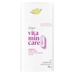 Dove Vitamin Care+ Aluminum-Free Deodorant Raspberry & Rose Scent 72h Breathable Odour Protection with Vitamin B3+E 74 g