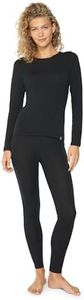 DANISH ENDURANCE Women's Merino Baselayer Set Black
