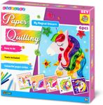 C.S. Kids DIY Paper Quilling Arts & Crafts Gifts – My Magical Unicorn| 3D Paper Quilling Design Kits for Kids, Make Your Own Paper Art (Paper Strips & Tools Included)