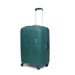 American Tourister Ivy 2.0, 68 Cm Medium Printed Hardside Polypropylene Check-in 4 Wheels Spinner Suitcase with Mounted TSA Lock & Smooth Sliding Wheels for Women & Men - Dark Forest,Green