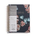 Blu Sky Life - Note it® Planning Calendar + Notes, Dania Dark, Weekly/Monthly Layout, Safety Wirebound (Dania Dark- 2025, 5.875" x 8.625")