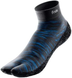Frido Barefoot Sock Shoe Pro | Barefoot for Men Gym & Yoga | Anti-Slip Flexible Grip for Training & Deadlift | Lightweight Barefoot Running Shoes for Men | Flat Sole Gym, M (UK 8-9)