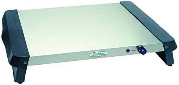 BroilKing NWT-5S 18" Wide Commercial Countertop Warming Tray | Bain Marie with Adjustable Thermostatic Control for Buffet Restaurant | 17.5"W x 28"D x 4"H, Stainless Steel, 120v 300w (155-205°F)