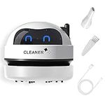 Desktop Vacuum Cleaner - Mini Cordless Table Dust Sweeper, USB Keyboard Cleaning Tool, Handheld Vacuuming Car Cleaner, Portable Counter Vaccum Cleaner for Cleaning Hairs, Crumbs