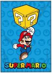 Mario Fleece Blanket in Blue 100 x 140 cm (Mario Plaid)