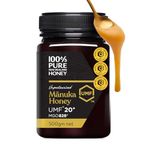 Manuka Honey 100% Pure New Zealand UMF 20+ MGO 826+ Raw & Unpasteurised Certified Award Winning Silky Smooth Taste & Texture 500g (UMF 20+)