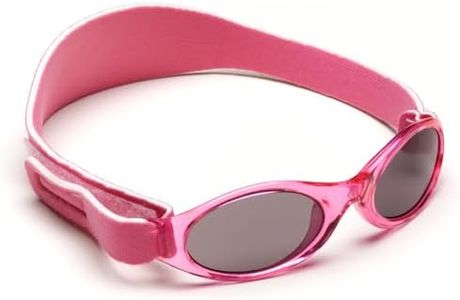 Baby Banz Retro Baby Sunglasses, 0-24 Months – Pacific Pink– UV Eye Protection