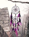 Dream Catcher Large Traditional Dream Catcher Handmade Beaded Feather Wall Car Hanging Decor Ornament Gift, Keep The Nightmares Away