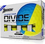 Srixon 2021 Q-Star Tour Divide Golf Balls - Yellow/Blue