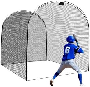 Mini Tang Baseball Batting Cage,Baseball&Softball Hitting Cage Netting for Pitching Training Practice,Batting Cage for Backyard Use,Practice Portable Cage Net with Carry Bag