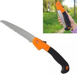 Whitecloud TRANSFORMING HOMES® Folding Pruner Cutter Steel Garden Hand Saw Tool for Cutting Sawing Pruning Tree Branch Hand Powered (Pack of 1) (A006, Multcolor)