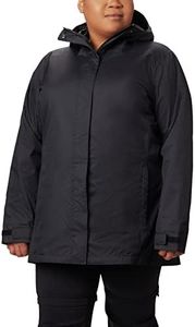 Columbia Women's Plus Size Splash A Little II Jacket, Black, 3X