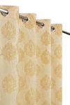 FABDRAPE Heavy Velvet Fabric Luxury Looks Royal Dmass Design Room Darkening Curtains Long Door 12 Feet, Cream, Pack of 4 Pieces