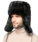 keusyoi Thick Warm Bomber Hat Men F