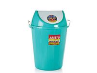 ARISTO Swing Lid Garbage Waste Dustbin 60 Ltr (Green)