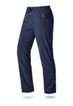 Boladeci Mens Hiking Pants Lightweight Quick Dry Breathable Stretch Casual Lounge Gym Outdoor Hiking Jogging Pants Navy Blue Pantalon Sport Homme