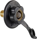 New RV Camper Motorhome Trailer Marine Black City Water Fill Inlet Flange Brass with Cheque Valve