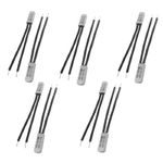 uxcell uxcell10 Pcs Bimetal Temperature Control Switch Thermostat 70C NC KSD9700