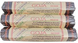 Pack of 3 Nepalese Herbal Incense Lord Buddha Goja Natural Herbal Sandalwood & Jasmine Amber & Musk Snow Lion (Goja 3 Pack)