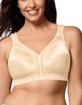 Playtex Women's Microfibre Comfort Strap Wirefree Bra, Natural Beige, 14B