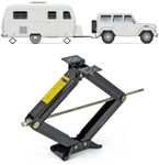 Cobra-Tek Scissor Jacks for RV Camper Trailer Stabilizer Leveling Trailer Jack Heavy Duty 5000 lbs Trailer Jack 30 inch Height (CBK-1124-PBK, 2500 LBS, Alloy Steel, 1, 24-inch, CBK-1124-PBK)