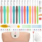 Moseem Crochet Hooks Set 54 Pack,14
