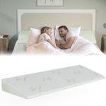 Extra Wide Wedge Pillow for Acid Reflux Relief,King Size Mattress Wedge,7.5 Inch Inclined Mattress Topper,Mattress Elevator,Bed Wedge Pillow for Sleeping,Gerd Snoring,Post Surgery (76x26x7.5In)